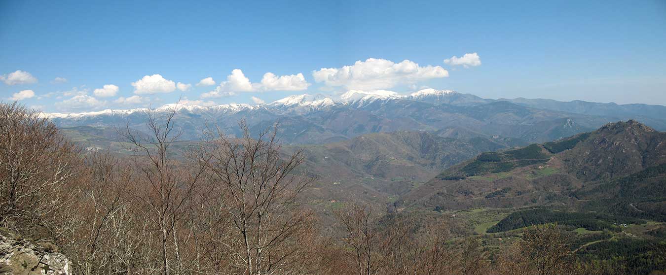 Panorámica de los Pirineos